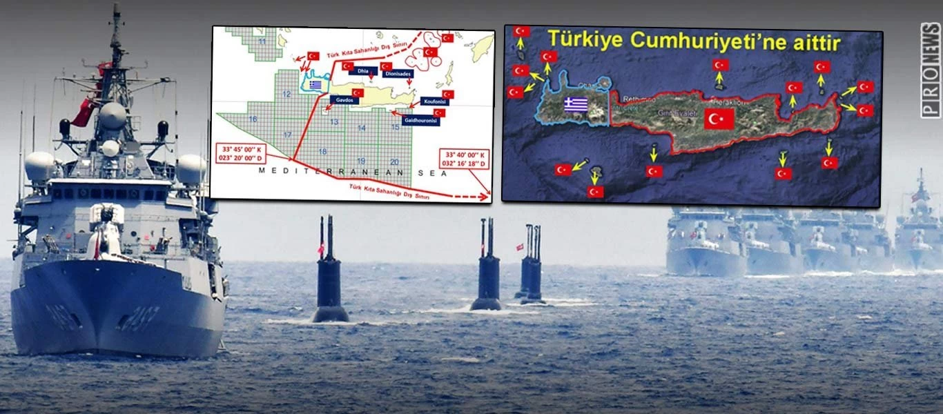 Η Άγκυρα προσφεύγει στην Χάγη για την Κρήτη & άλλα 12 ελληνικά νησιά! - «Μας ανήκουν»!